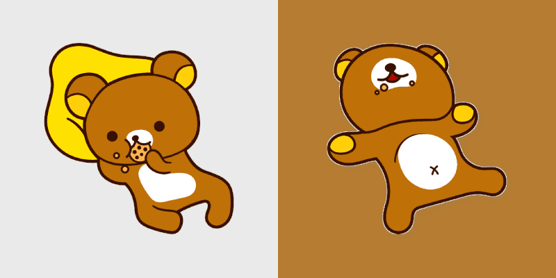 Rilakkuma's Sweet Cursor Collection