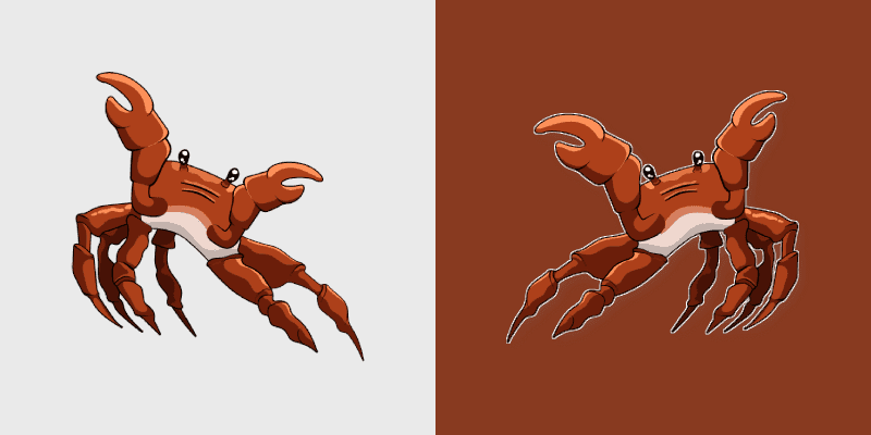 Cute Crab Rave Meme Custom Cursor Pack