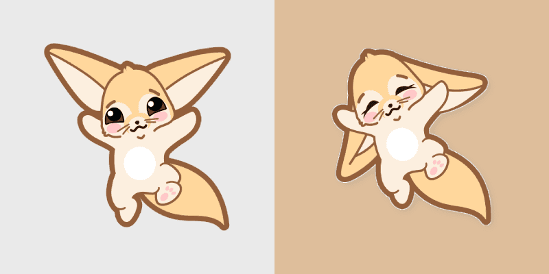 Custom Cute Fox Cursor Pack