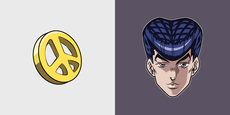 JoJo's Bizarre Adventure Josuke Higashikata Cursor Pack