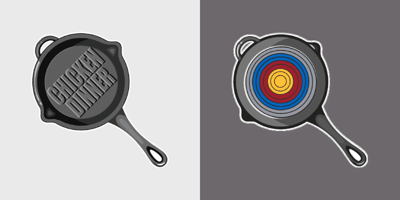 Custom Cursor Pack - PUBG Chicken Dinner Frying Pan