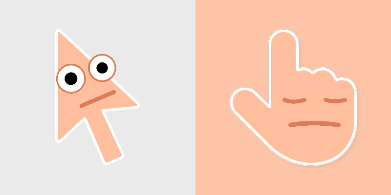 Custom Cursor Pack - Neutral & Expressionless Collection