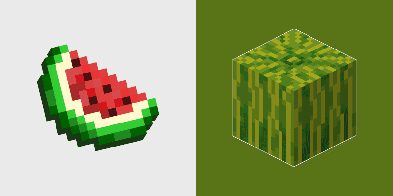 Minecraft Melon Cute Cursor Pack
