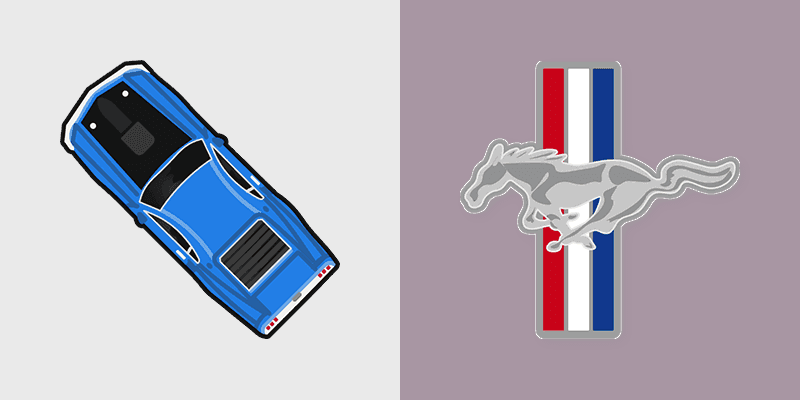 Custom Cursor Pack - Ford Mustang Boss 1969