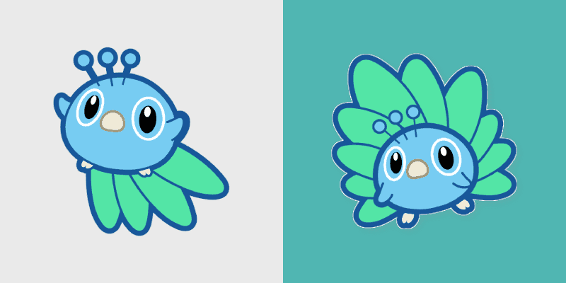 Adorable Peacock Cursor Pack