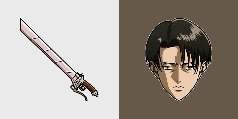 Custom Cursor Pack - Attack on Titan Levi Ackerman