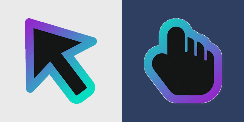 Cool Gradient Cursor Pack