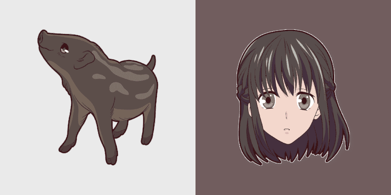 Cute Cursor Kagura Sohma Pack