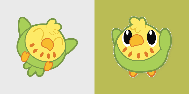 Adorable Parakeet Cursor Pack
