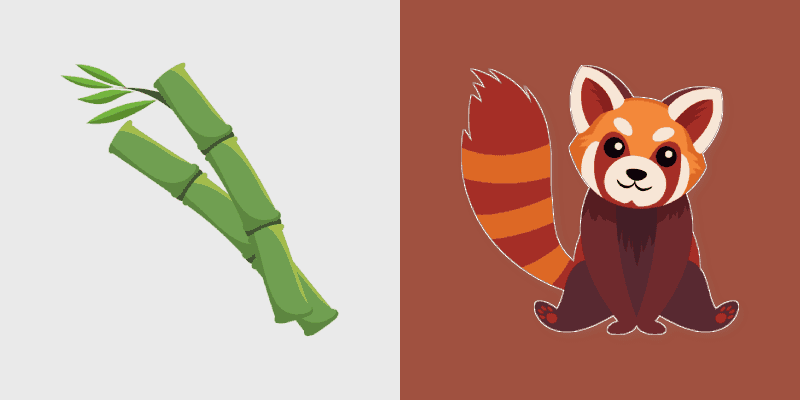 Cute Red Panda Cursor Pack