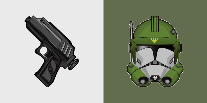 Star Wars Custom Cursor Pack - Doom DC-17 Blaster