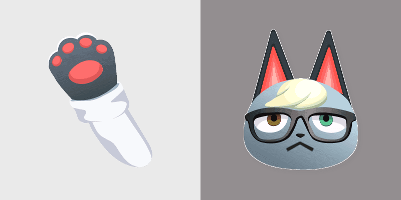 Cute Cursor Pack - Animal Crossing Raymond