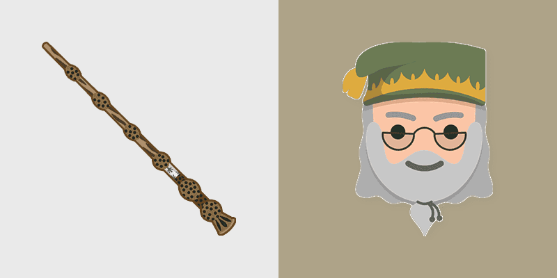 Custom Cursor Pack - Harry Potter Dumbledore Wand