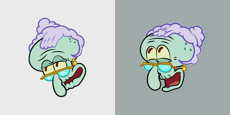 Cute Cursor Pack - Mrs. Tentacles from SpongeBob