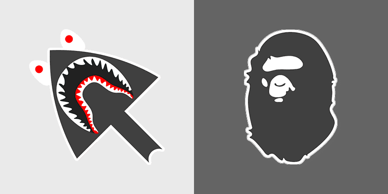 BAPE-Inspired Custom Cursor Pack