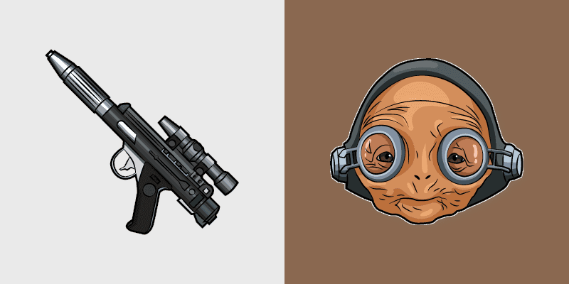 Custom Cursor Pack - Star Wars Maz Kanata Blaster Pistol
