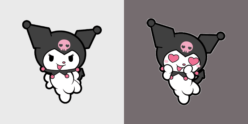 Custom Kuromi Cute Cursor Pack