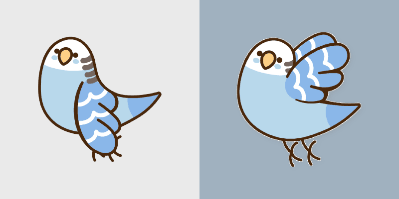 Bo Blue Cute Mouse Cursor Pack