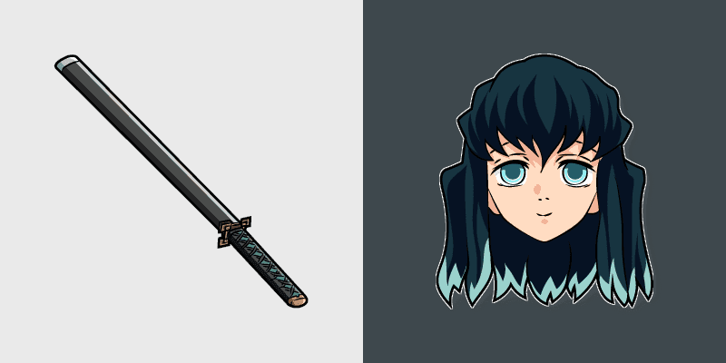 Custom Cute Cursor - Demon Slayer Tokito