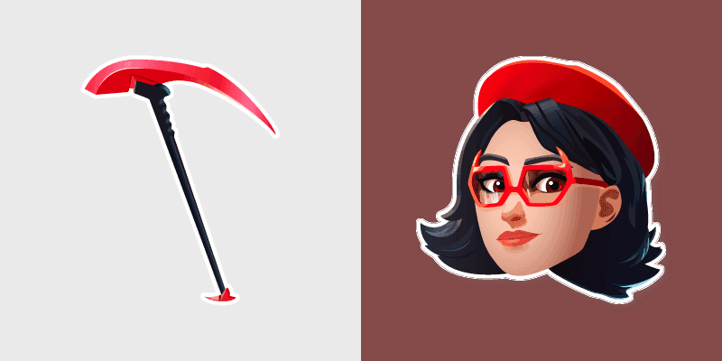 Custom Fortnite Rue Skin Thorn Cursor Pack