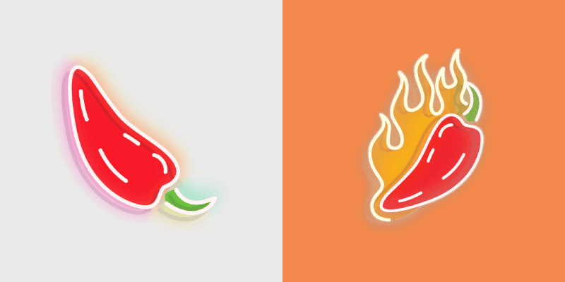 Neon Cursor Craze - Spicy Pepper Pack