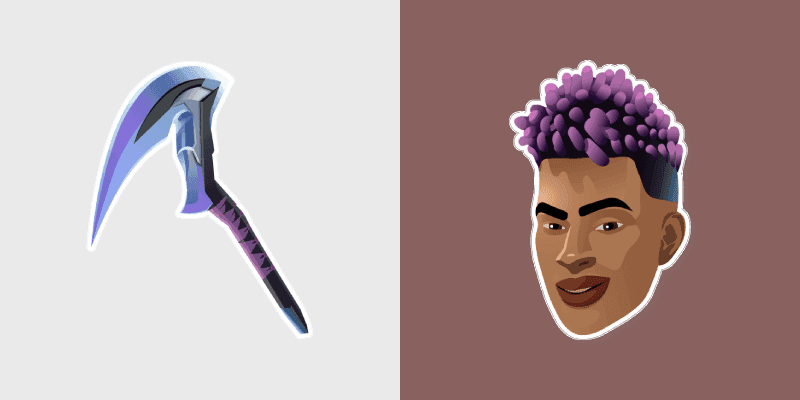 Custom Cursor Pack: Fortnite Fade Skin Eon Blades Pickaxe