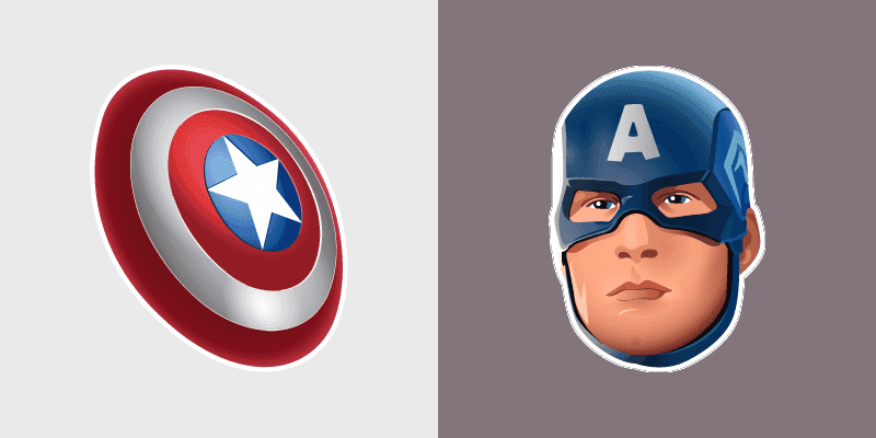 Captain America Custom Cursor Pack