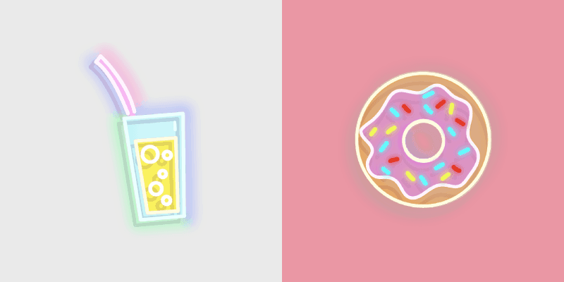 Cute Neon Cursor Pack