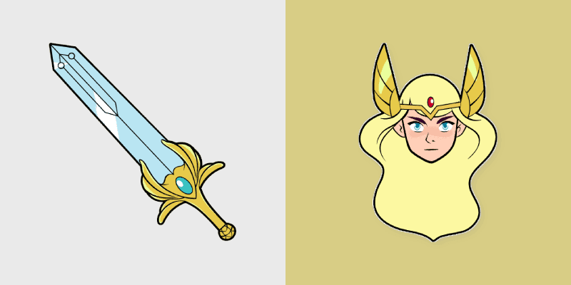 Custom She-Ra Cursor Pack