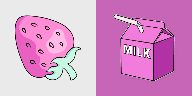 Sweet Strawberry Custom Cursor Pack