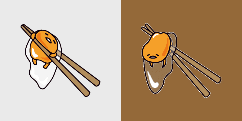 Cute Gudetama Cursor Pack