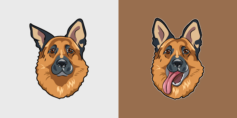 Pawsome German Shepherd Cursor Pack