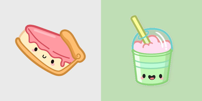 Cute Cake & Lemonade Custom Cursor Pack
