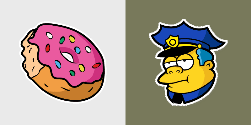 Cute Chief Wiggum Mouse Cursor Pack