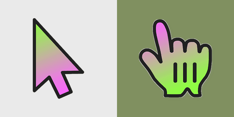 Custom Cursor Gradient Pack