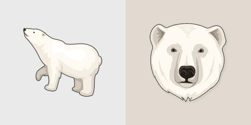 Polar Bear Custom Cursor Pack