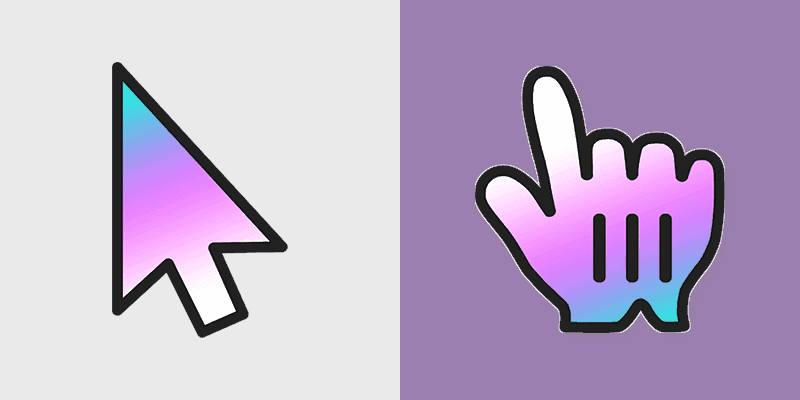 Custom Cursor Gradient Pack