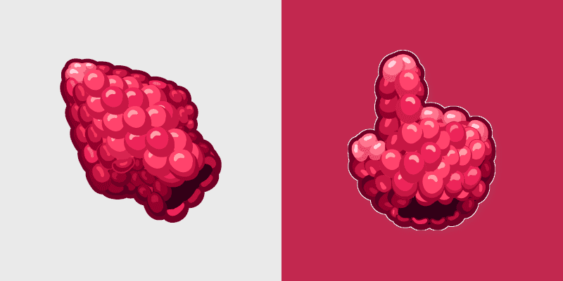 Raspberry Red Hot Cursor Pack