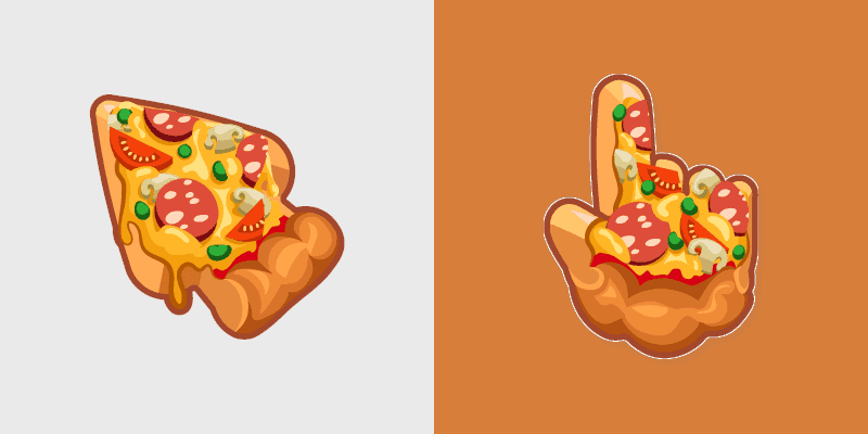 Cute Italian Pizza Cursor Pack