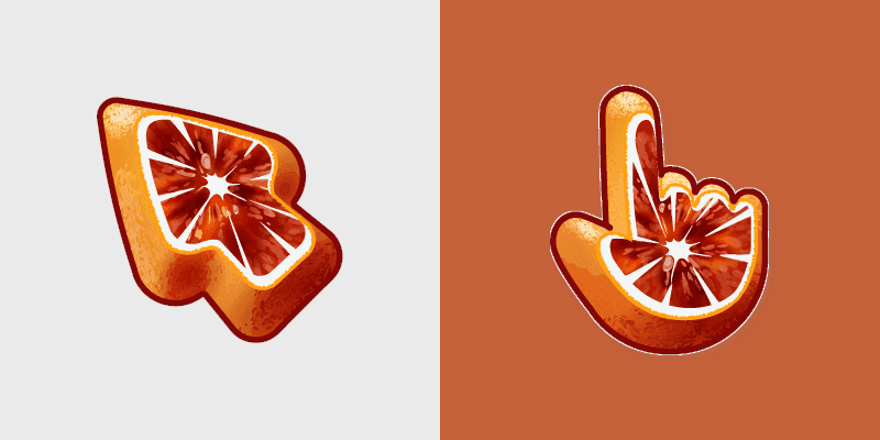 Blood Orange Custom Cursor Pack
