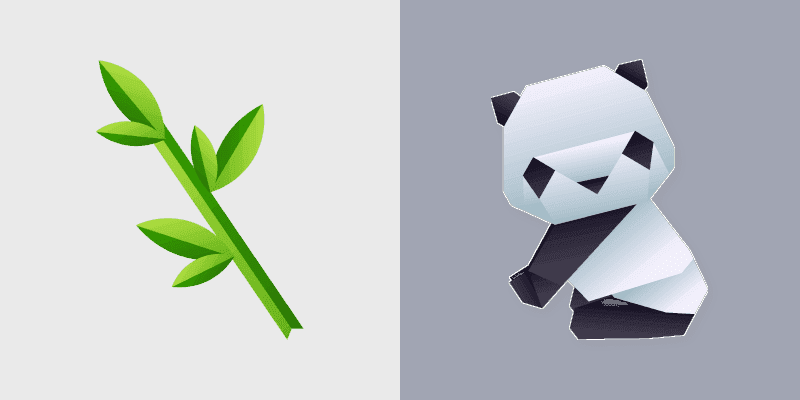 Custom Panda Bamboo Cursor Pack for Windows