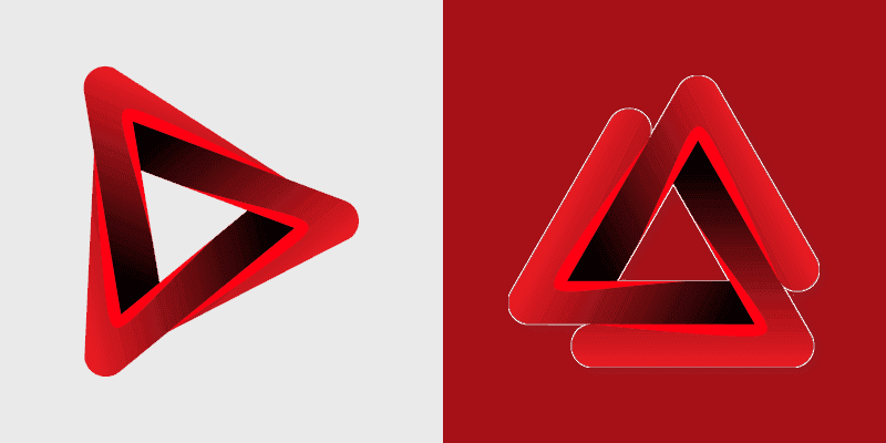 Cute Red Penrose Cursor Pack