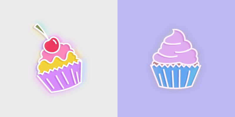 Cute Cursor Pack: Neon Treats for Windows