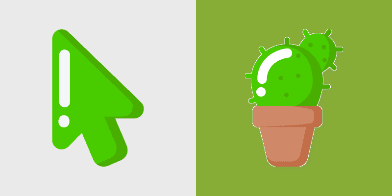 Cactus Quest Custom Cursor Pack