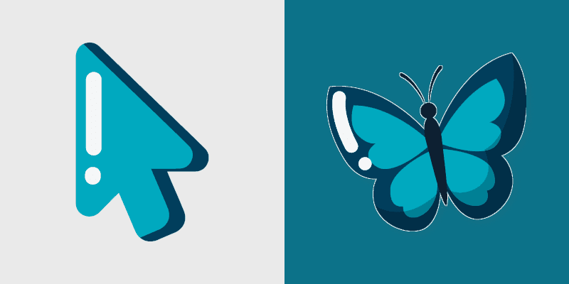 Cute Butterfly Cursors Pack