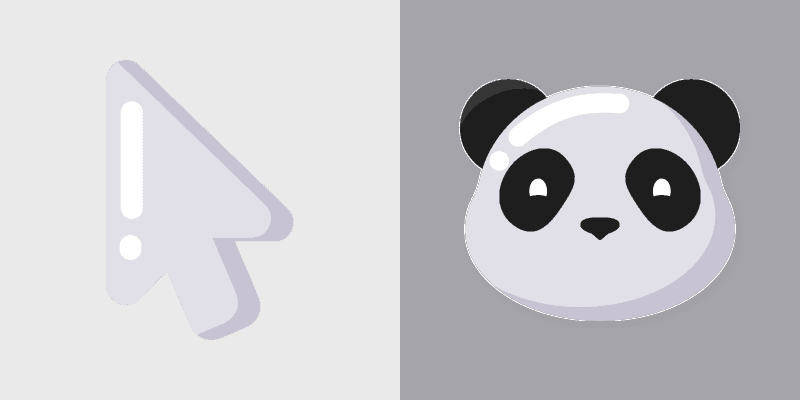 Cute Panda Cursor Pack