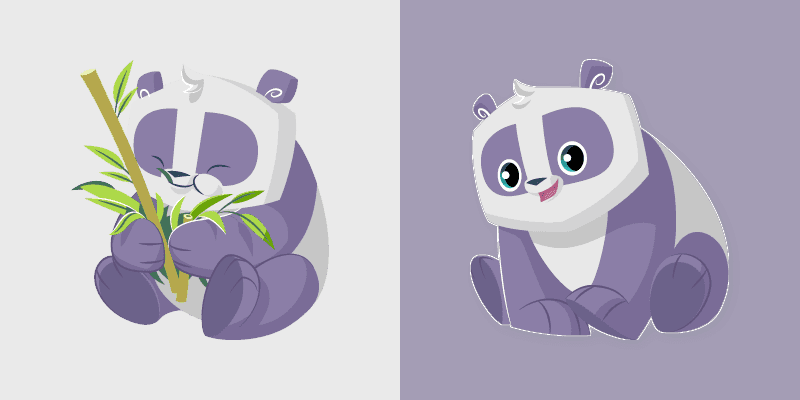 Cute Panda Custom Cursor Pack