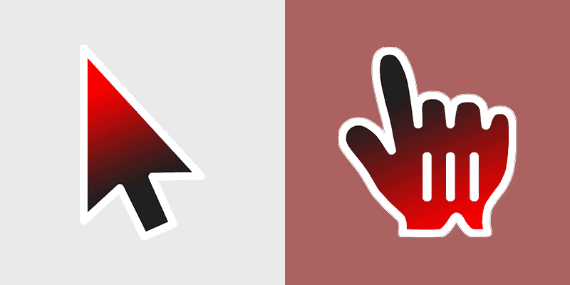 Custom Cursor Pack - Sin City Gradient