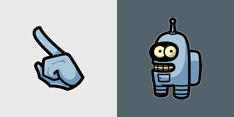 Among Us Bender Custom Cursor Pack