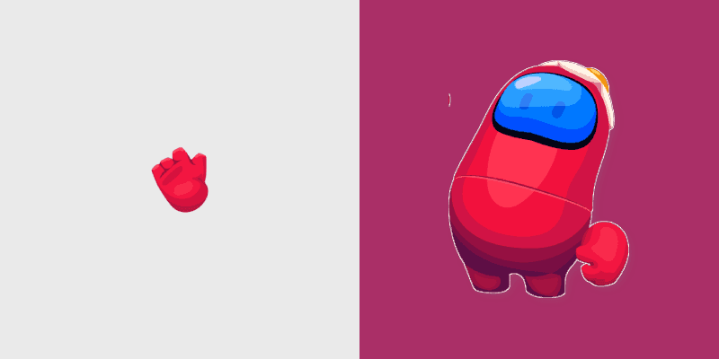 Among Us Fall Guys Custom Cursor Pack